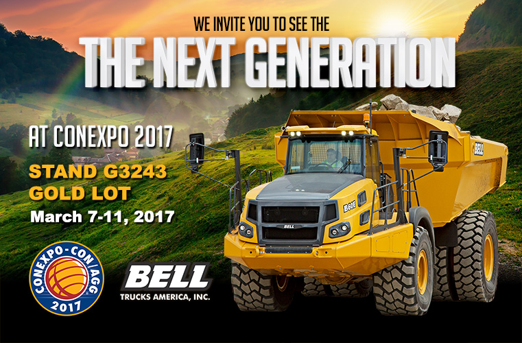 Bell Trucks America at ConExpo 2017