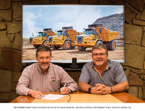 Taylor Named New Dealer of Bell Articulated Dump Trucks and Tracked Carriers in Tennessee and Mississippi