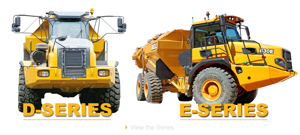 Bell D & E Series Articulated Dump Trucks